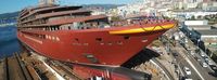 luxury cruise in progress